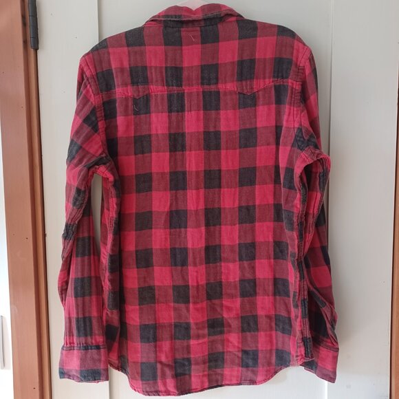 SOLD!--Polo Country Ralph Lauren Buffalo Plaid Western Shirt, Size Large - Picture 3 of 10